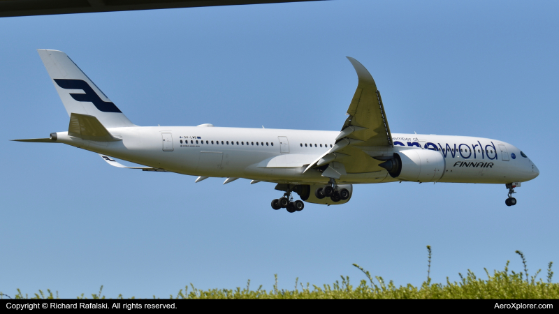 Photo of OH-LWB - Finnair Airbus A350-900 at LHR on AeroXplorer Aviation Database