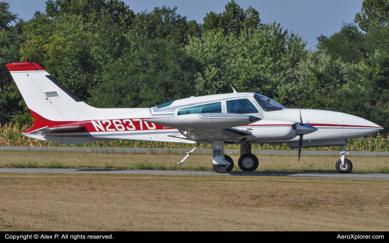 Photo of N26370 - PRIVATE Cessna 310 at FDK on AeroXplorer Aviation Database