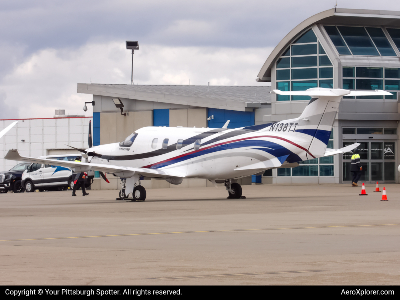 Photo of N138TT - Private  Pilatus PC-12 at PIT on AeroXplorer Aviation Database