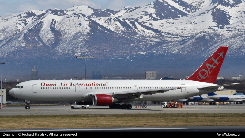 Photo of N477AX - Omni Air International Boeing 767-300ER at ANC on AeroXplorer Aviation Database