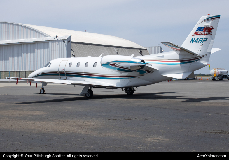 Photo of N4RP - PRIVATE Cessna Citation 560XL Excel at AGC on AeroXplorer Aviation Database