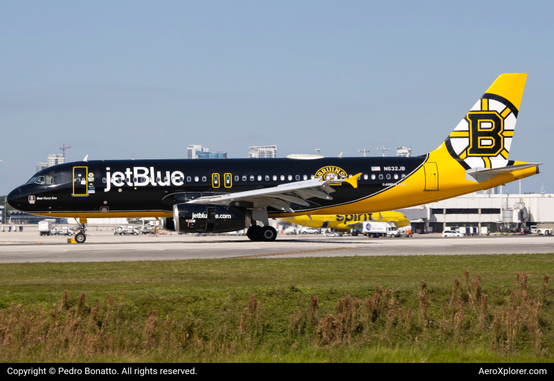 Photo of N632JB - JetBlue Airways Airbus A320 at FLL on AeroXplorer Aviation Database
