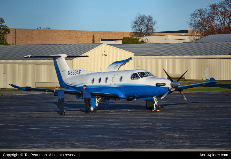 Photo of N539AF - Planesense Pilatus PC-12 at GAI on AeroXplorer Aviation Database