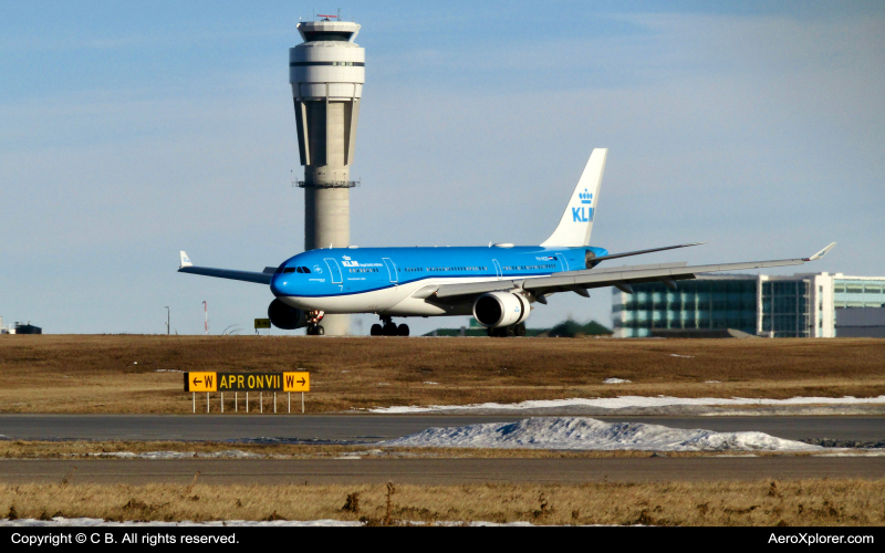 Photo of PH-AOD - KLM Airbus A330-200 at YYC on AeroXplorer Aviation Database