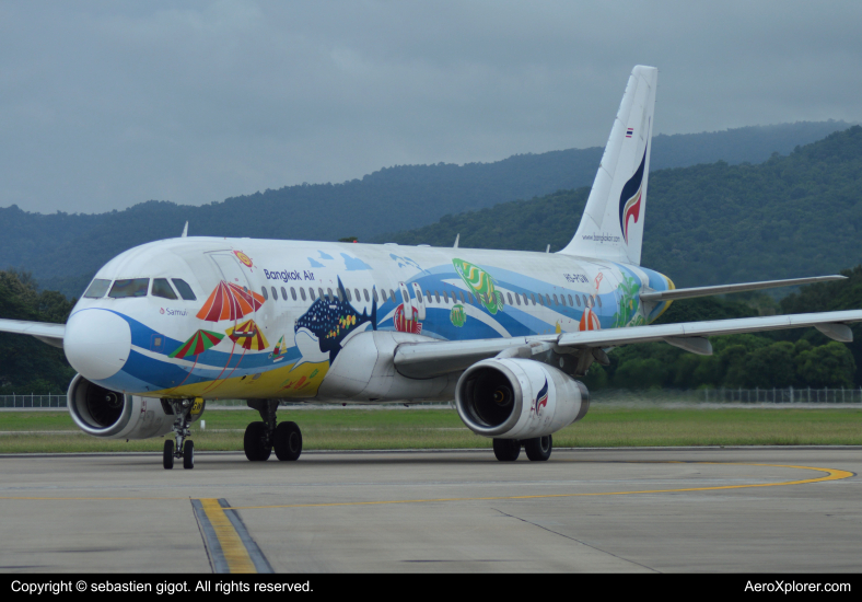 Photo of HS-PGW - Bangkok Airways Airbus A320 at CNX on AeroXplorer Aviation Database