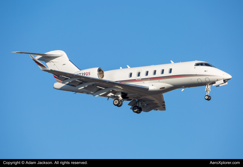Photo of N739QS - PRIVATE Bombardier Challenger 350 at IAD on AeroXplorer Aviation Database