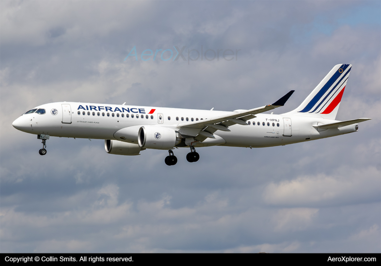 Photo of F-HPNJ - Air France Airbus A220-300 at LHR on AeroXplorer Aviation Database