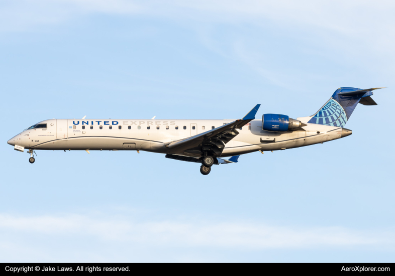 Photo of N504CJ - United Express Mitsubishi CRJ-550 at IAD on AeroXplorer Aviation Database