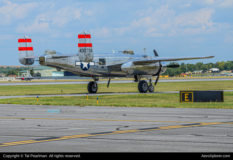 Photo of N9079Z - PRIVATE  North American B-25 Mitchell at MRB on AeroXplorer Aviation Database