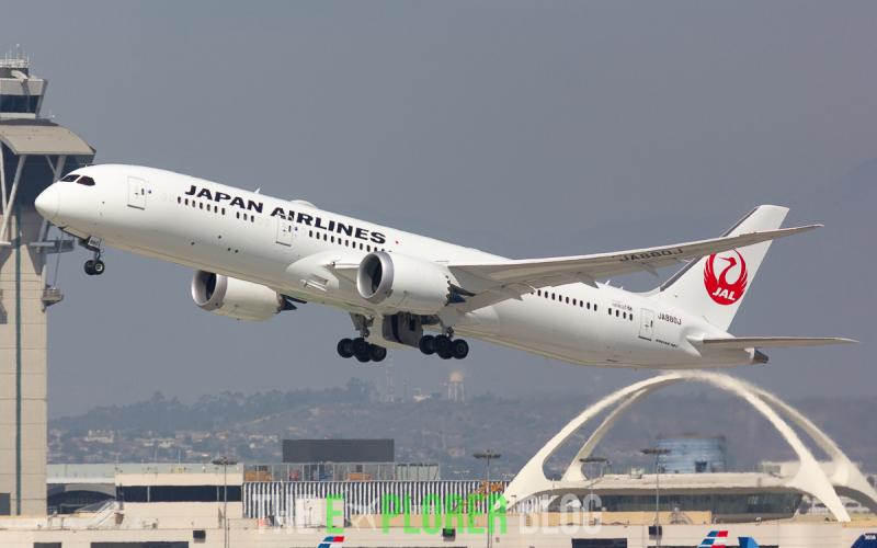Photo of JA880J - Japan Airlines Boeing 787-9 at LAX on AeroXplorer Aviation Database