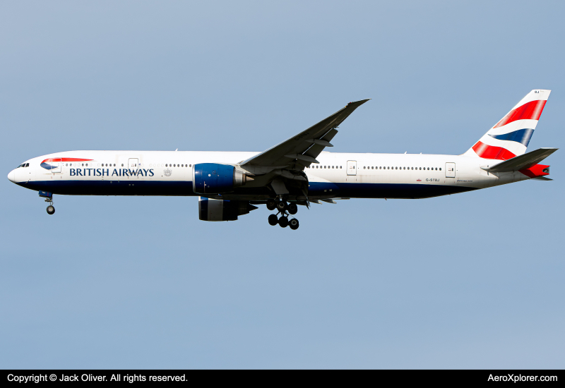 Photo of G-STBJ - British Airways Boeing 777-300ER at JFK on AeroXplorer Aviation Database