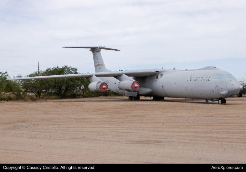 Photo of 67-0013 - USAF - United States Air Force Lockheed C-141 Starlifter at DMA on AeroXplorer Aviation Database
