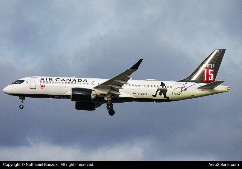 Photo of C-GUPG - Air Canada Airbus A220-300 at YYZ on AeroXplorer Aviation Database