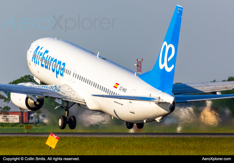 Photo of EC-NVQ - Air Europa Boeing 737-800 at AMS on AeroXplorer Aviation Database