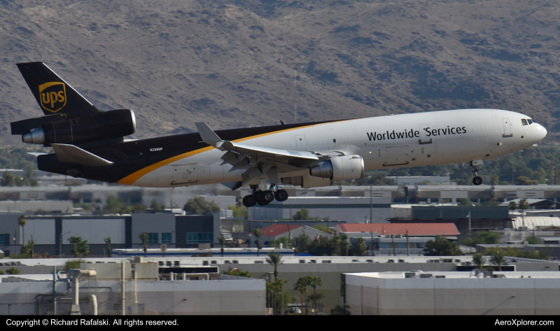 Photo of N288UP - United Parcel Service McDonnell Douglas MD-11F at PHX on AeroXplorer Aviation Database