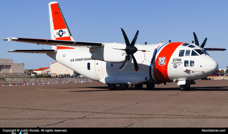 Photo of 2706 - USCG - United States Coast Guard alenia C-27J Spartan at MCF on AeroXplorer Aviation Database