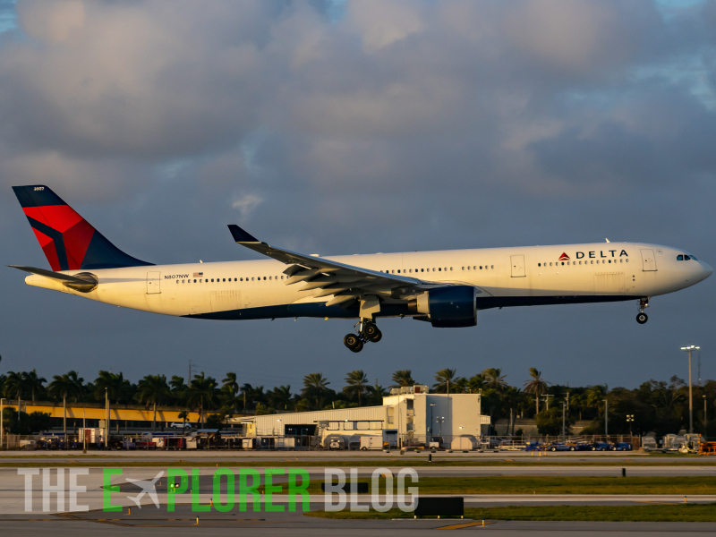 Photo of N807NW - Delta Airlines Airbus A330-300 at FLL on AeroXplorer Aviation Database