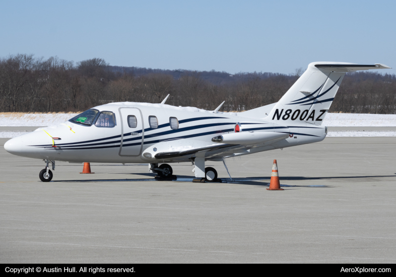 Photo of N800AZ - PRIVATE Eclipse 500 at LBE on AeroXplorer Aviation Database
