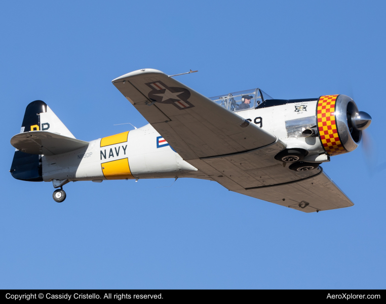 Photo of N119DW - PRIVATE North American T-6 Texan at SAD on AeroXplorer Aviation Database