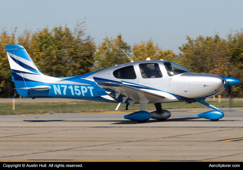 Photo of N715PT - PRIVATE  Cirrus SR-22 at AGC on AeroXplorer Aviation Database