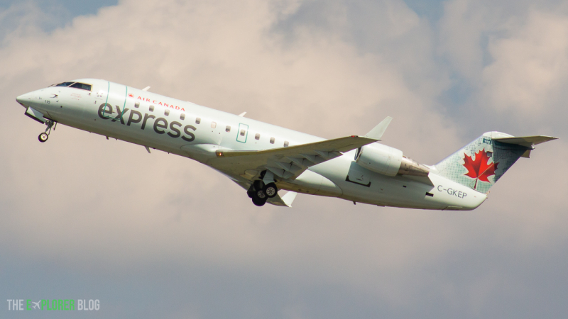 Photo of C-GKEP - Air Canada Express Mitsubishi CRJ-200 at CVG on AeroXplorer Aviation Database