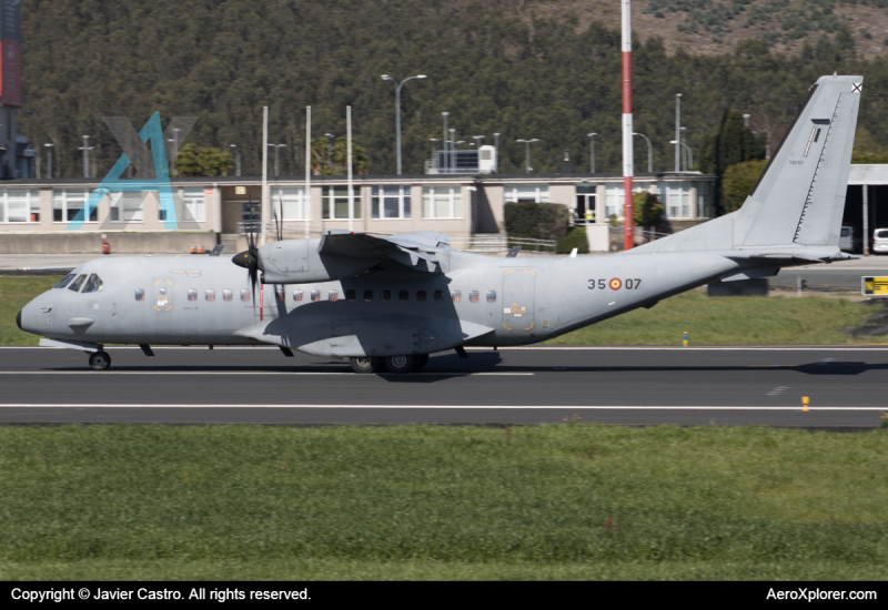 Photo of T.21-07 - Ejercito Del Aire CASA C-295M at LCG on AeroXplorer Aviation Database