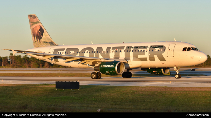 Photo of N207FR - Frontier Airlines Airbus A320 at MCO on AeroXplorer Aviation Database