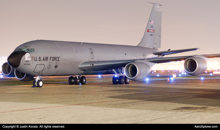 Photo of 64-14834 - USAF - United States Air Force Boeing KC-135 Stratotanker at TPA on AeroXplorer Aviation Database