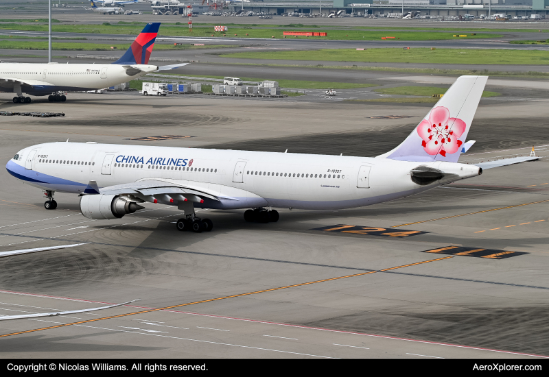 Photo of B-18357 - China Airlines Airbus A330-300 at HND on AeroXplorer Aviation Database
