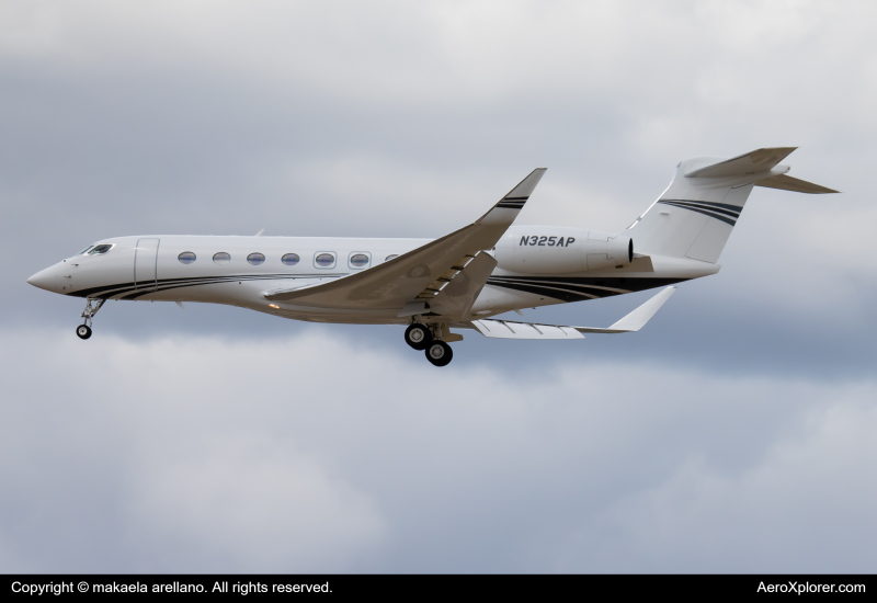 Photo of N325AP - PRIVATE Gulfstream G650 at BOI on AeroXplorer Aviation Database