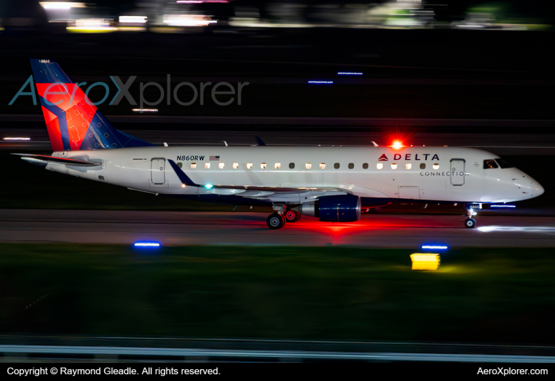 Photo of N860RW - Delta Connection Embraer E175 at KCMH on AeroXplorer Aviation Database