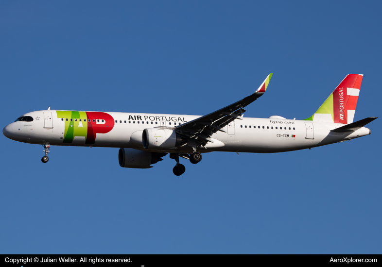 Photo of CS-TXM - TAP Air Portugal Airbus A321NEO at IAD on AeroXplorer Aviation Database