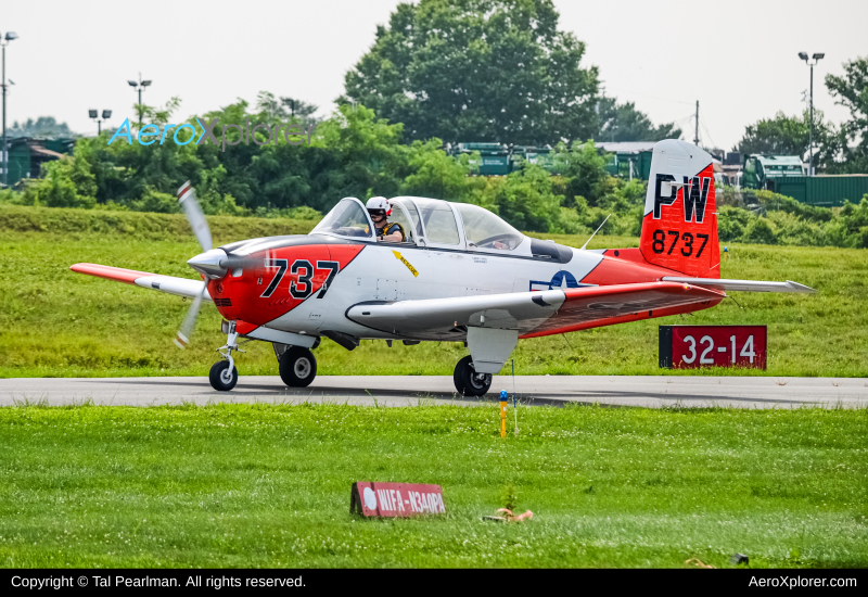 Photo of N34AX - PRIVATE Beech T-34 Mentor at GAI on AeroXplorer Aviation Database