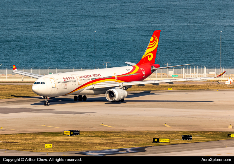 Photo of B-LNP - Hong Kong Airlines Airbus A330-300 at HKG on AeroXplorer Aviation Database