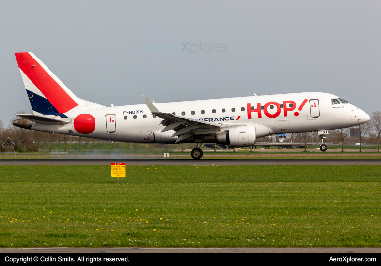 Photo of F-HBXH - Air France Hop Embraer 170 at AMS on AeroXplorer Aviation Database