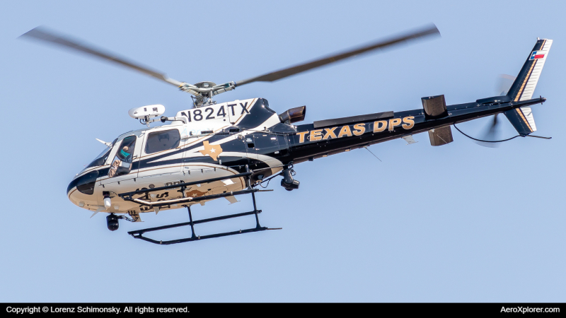 Photo of N824TX - Texas Department of Public Safety Airbus Helicopters H125  at KAUS on AeroXplorer Aviation Database