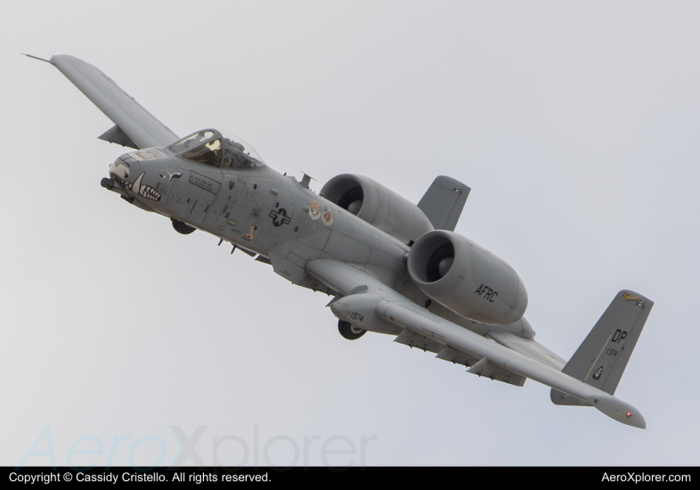 Photo of 81-0974 - USAF - United States Air Force Fairchild A-10 Thunderbolt at LUF on AeroXplorer Aviation Database