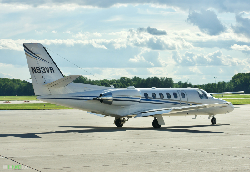 Photo of N93VR - PRIVATE Cessna 550 at GRB on AeroXplorer Aviation Database