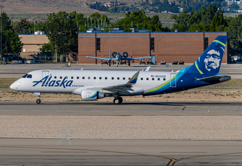Photo of N633QX - Alaska Airlines Embraer E175 at BOI on AeroXplorer Aviation Database