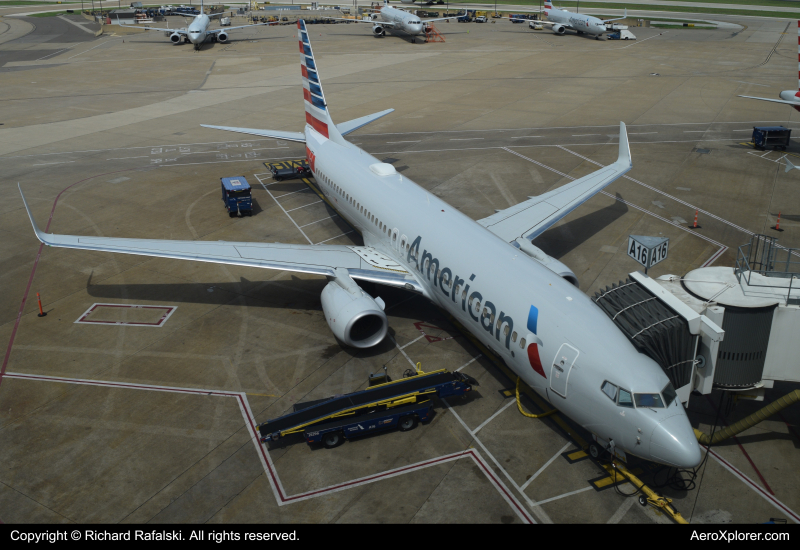 Photo of N343PN - American Airlines Boeing 737-800 at DFW on AeroXplorer Aviation Database