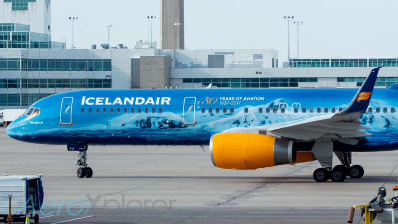 Photo of TF-FIR - Icelandair Boeing 757-200 at DEN on AeroXplorer Aviation Database