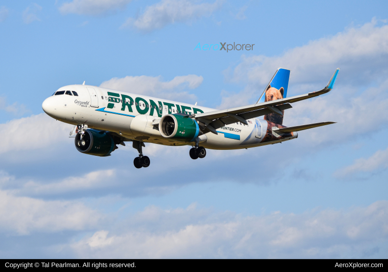 Photo of N391FR - Frontier Airlines Airbus A320NEO at BWI on AeroXplorer Aviation Database