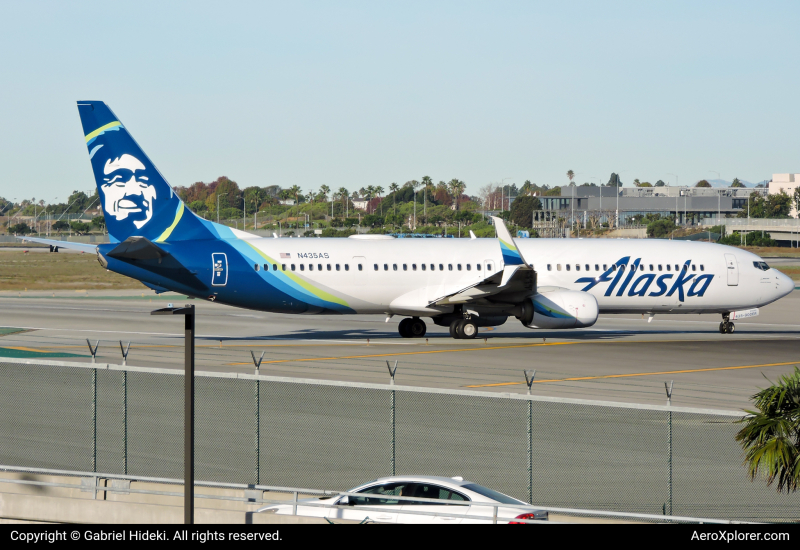 Photo of N435AS - Alaska Airlines Boeing 737-900ER at LAX on AeroXplorer Aviation Database