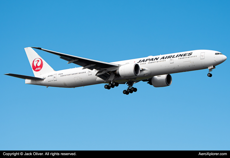 Photo of JA740J - Japan Airlines Boeing 777-300ER at JFK on AeroXplorer Aviation Database