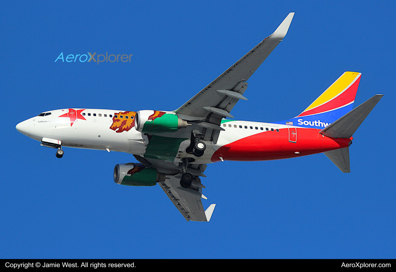 Photo of N943WN - Southwest Airlines Boeing 737-700 at OAK on AeroXplorer Aviation Database