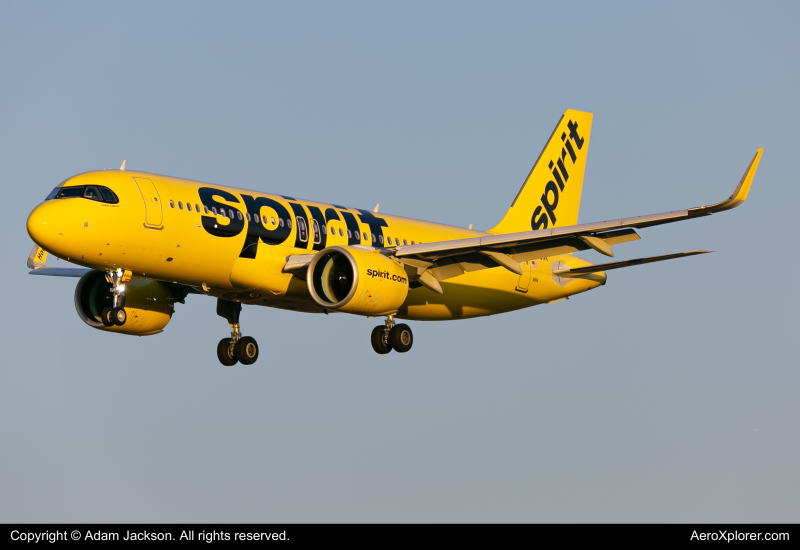 Photo of N968NK - Spirit Airlines Airbus A320NEO at BWI on AeroXplorer Aviation Database