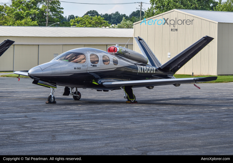 Photo of N76007 - PRIVATE Cirrus G2 VisionJet at GAI on AeroXplorer Aviation Database