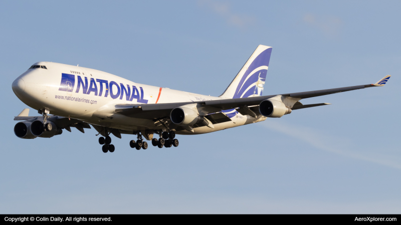 Photo of N729CA - National Airlines Boeing 747-400 at MCO on AeroXplorer Aviation Database