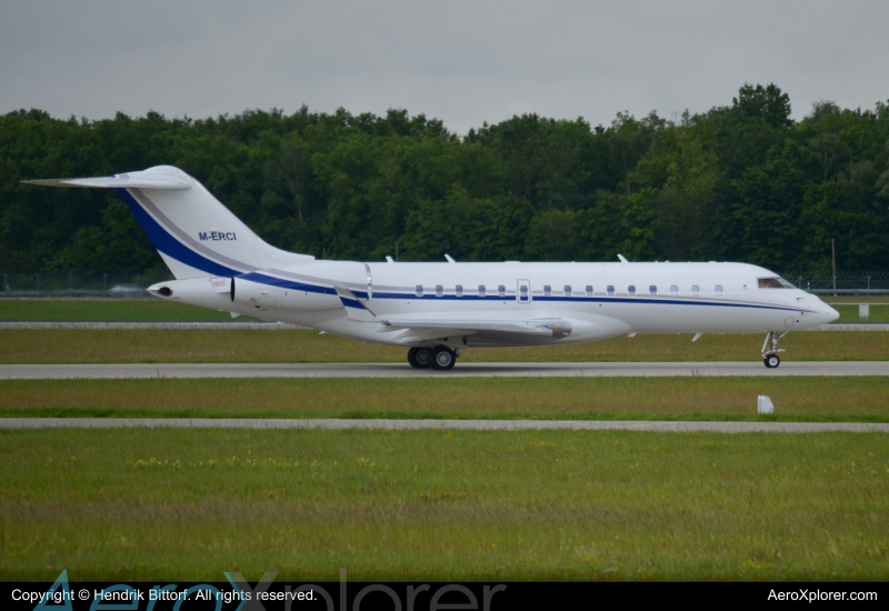 Photo of M-ERCI - PRIVATE Bombardier Global 6000 at MUC on AeroXplorer Aviation Database