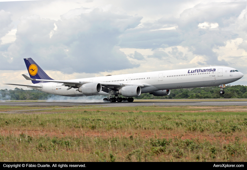 Photo of D-AIHD - LUFTHANSA Airbus A340-642 at MAO on AeroXplorer Aviation Database